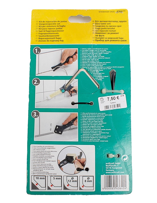 WOLFCRAFT saumankorjaussetti - Rakennustarvikkeet - 10105519430 - 1