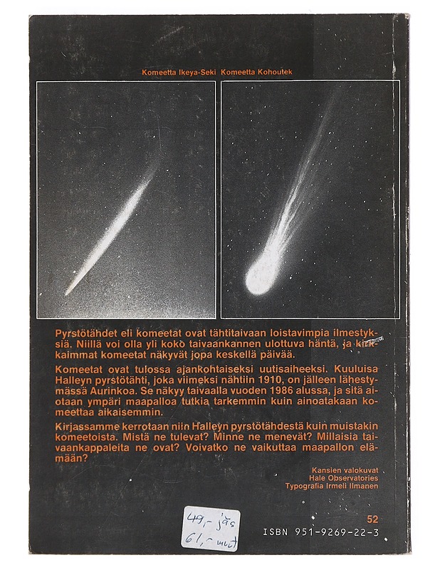 Komeetat - Kaila, Kari - Tietokirjat ja oppaat - 10105519441 - 1