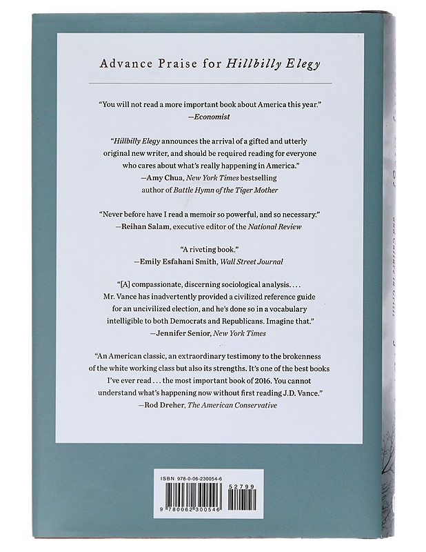 Hillbilly Elegy - Vance , J. D.  - Elämäkerrat ja muistelmat - 10105519459 - 1