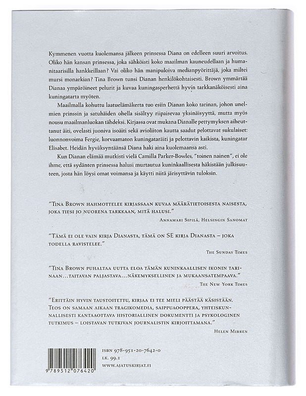 Dianan tarina - Brown, Tina - Elämäkerrat ja muistelmat - 10105519465 - 1