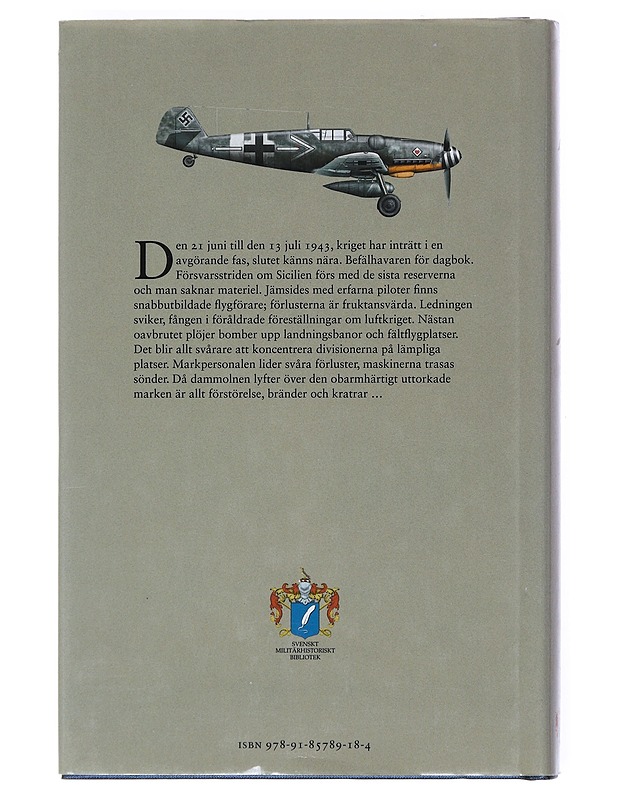 Luftwaffe Över Sicilien - Johannes Steinhoff - Historiakirjat - 10105519487 - 1
