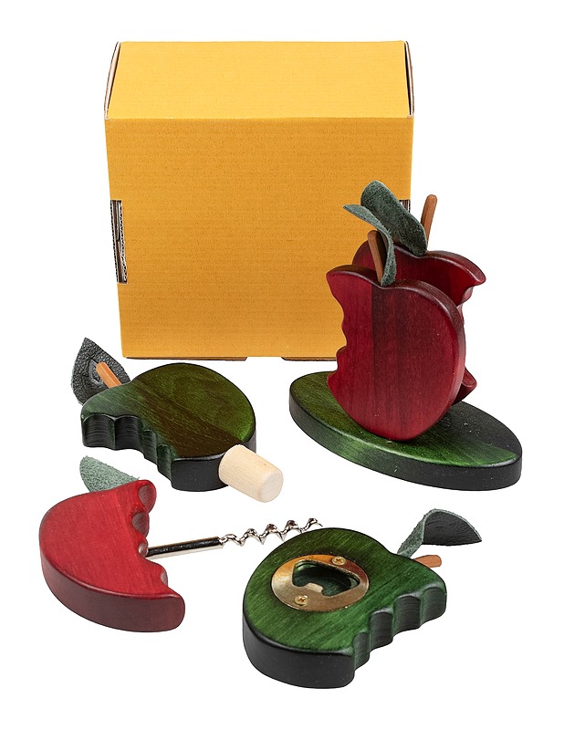 Puinen omena baarisetti, 5 osaa - Säilytysastiat - 10105519502 - 0