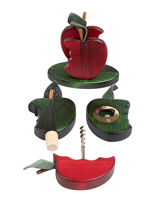 Puinen omena baarisetti, 5 osaa - Säilytysastiat - 10105519502 - 1