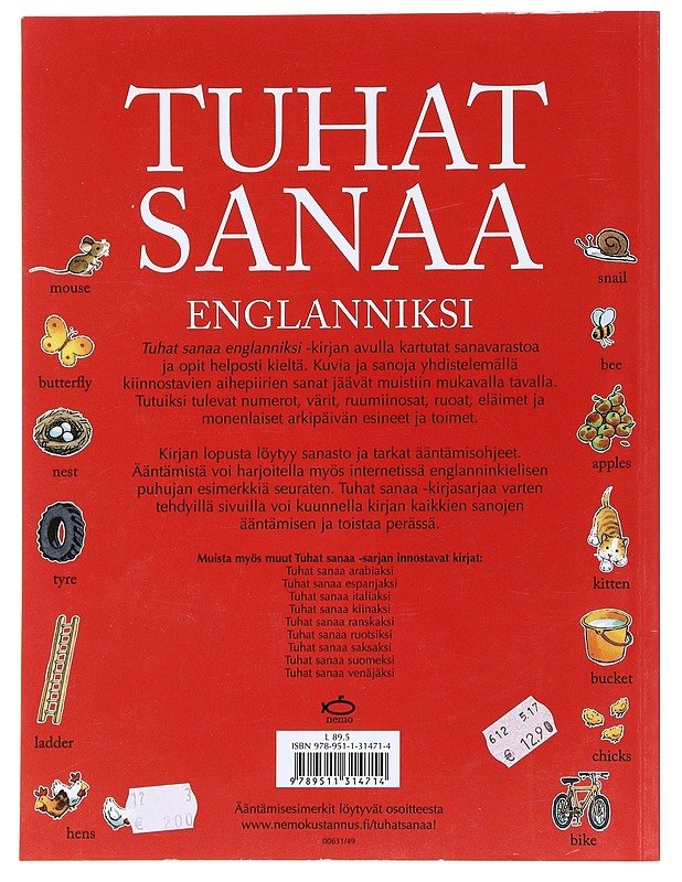 Tuhat sanaa englanniksi - Amery, Heather - Lastenkirjat - 10105519503 - 1