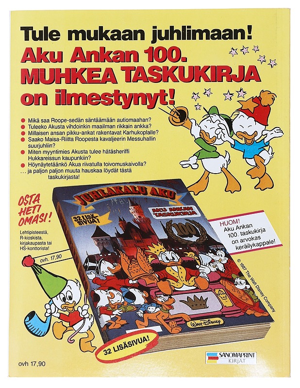 Walt Disney : Aku Ankka Viikinkien matkassa - Lars Bergström - Lastenkirjat - 10105519516 - 1