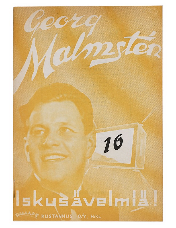 Isku - sävelmiä : vihko 16 - Georg Malmsten - Musiikki- ja elokuvakirjat - 10105519541 - 0