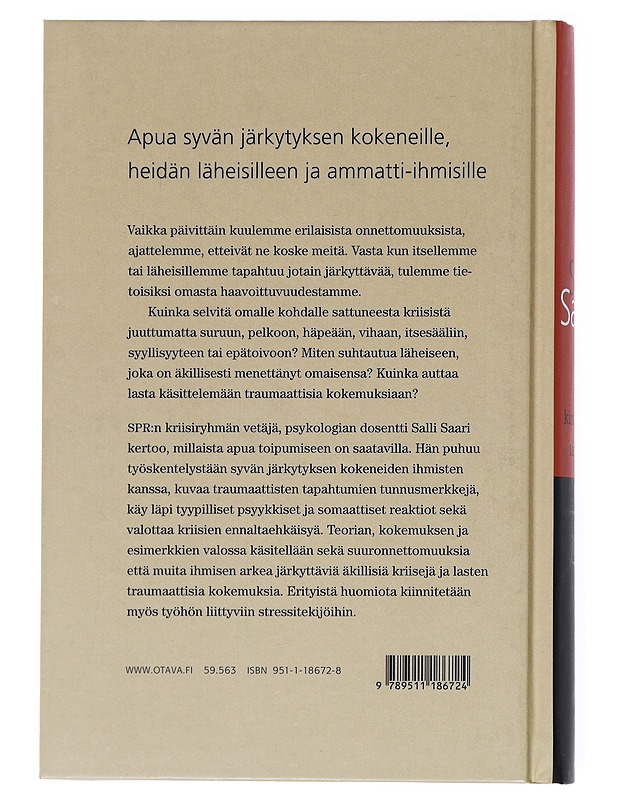 Kuin salama kirkkaalta taivaalta : kriisit ja niistä selviytyminen - Salli Saari - Tietokirjat ja oppaat - 10105519568 - 1