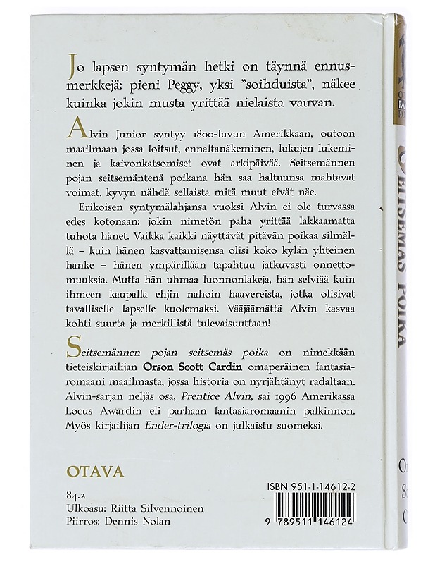 Seitsemännen pojan seitsemäs poika : Alvinin ensimmäinen kirja - Card, Orson Scott - Romaanit ja novellit - 10105519597 - 1