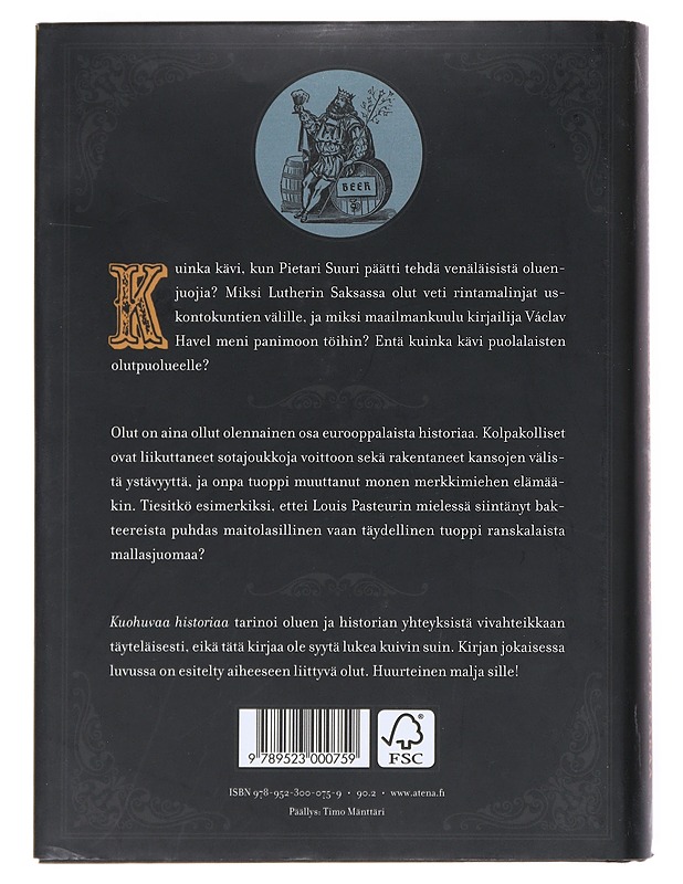 Kuohuvaa historiaa : tarinoita tuopin takaa - Rissanen, Mika - Elämäkerrat ja muistelmat - 10105519625 - 1