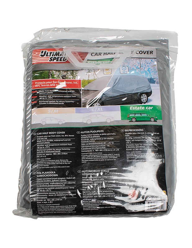 ULTIMATE SPEED auton suojapeite, 180x80x310 cm - Rakennustarvikkeet - 10105519651 - 1