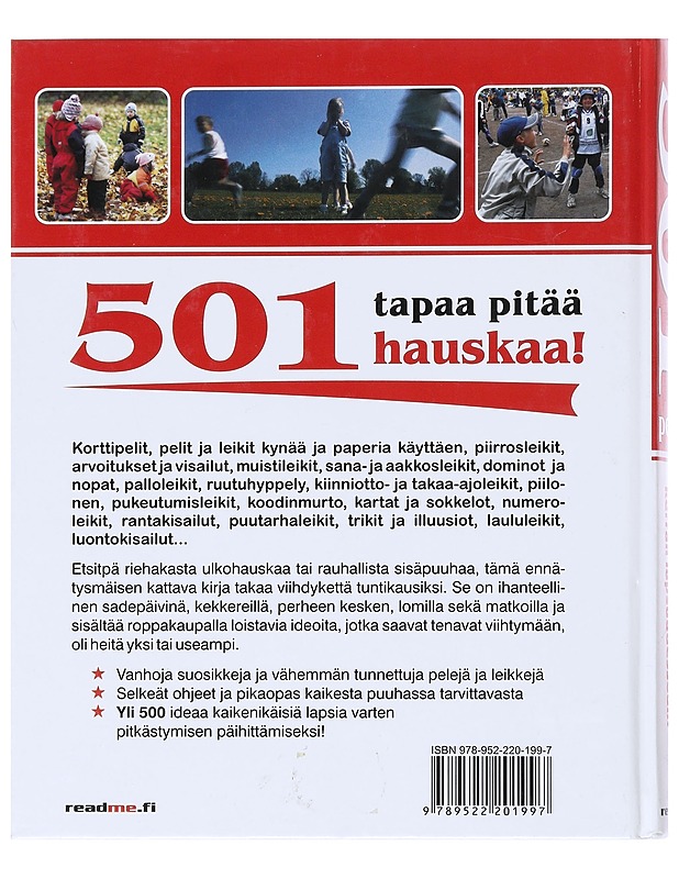 501 peliä joita on pelattava edes kerran lapsuudessaan - Becks, Reija - Kirja lahjaksi - 10105519658 - 1