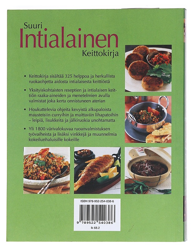 Suuri intialainen keittokirja : 325 helppoa ja herkullista ruokaohjetta aidosta intialaisesta keittiöstä - Baljekar, Mridula - Ruokakirjat - 10105519670 - 1