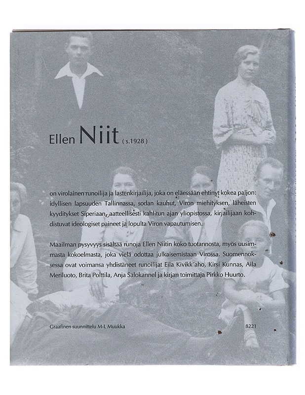 Maailman pysyvyys - Niit, Ellen - Runot ja näytelmät - 10105519673 - 1