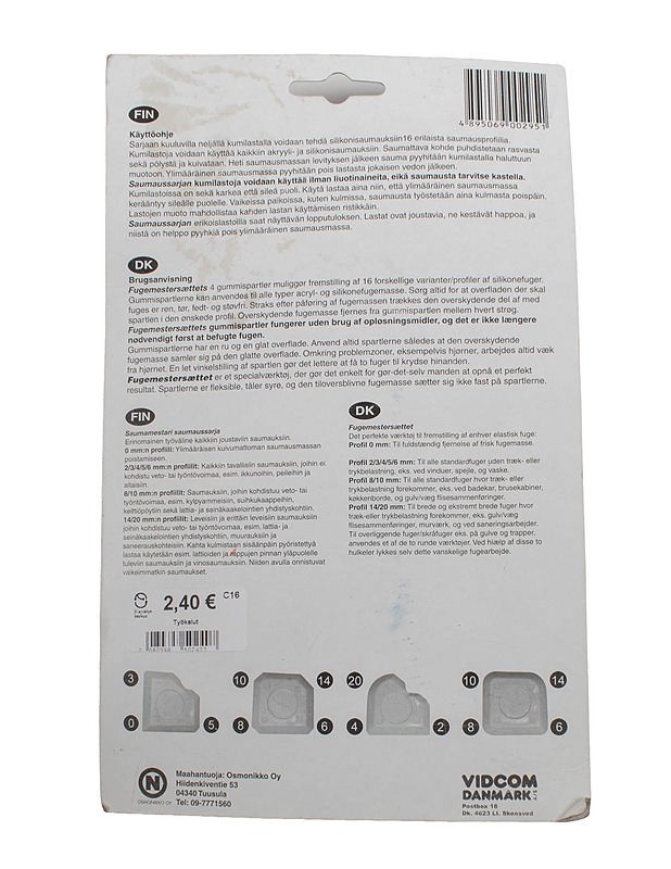 STAR TOOL  saumaussarja - Rakennustarvikkeet - 10105519720 - 1