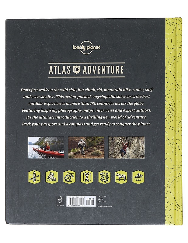 Lonely Planet's atlas of adventure : discover a world of thrilling outdoor activities - Mee, Nick - Tietokirjat ja oppaat - 10105519721 - 1