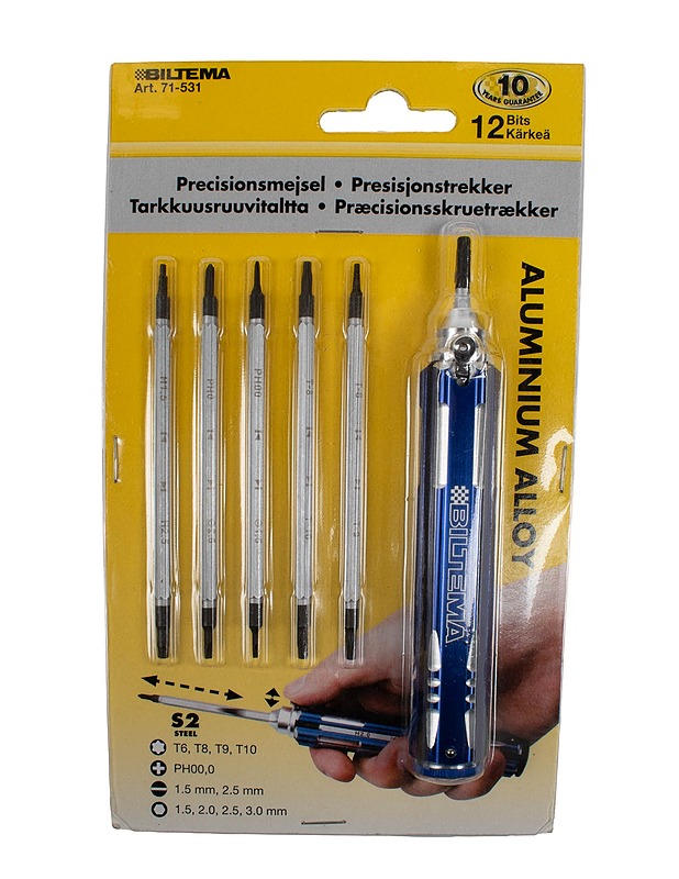 BILTEMA 71-531 tarkkuusruuvitalttasarja - Rakennustarvikkeet - 10105519728 - 0