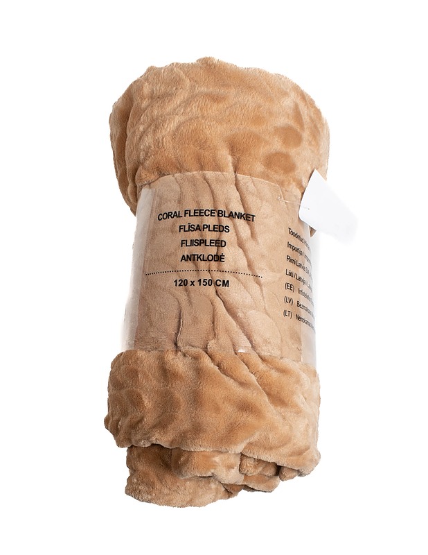 CORAL fleece peitto, 120x150 cm - Tyynyt ja peitot - 10105519773 - 0