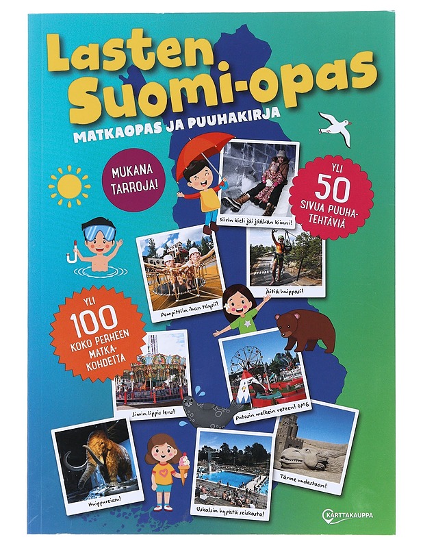Lasten Suomi-opas puuhakirja - Wuolijoki, Aino - Lastenkirjat - 10105519788 - 0