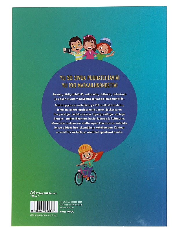 Lasten Suomi-opas puuhakirja - Wuolijoki, Aino - Lastenkirjat - 10105519788 - 1