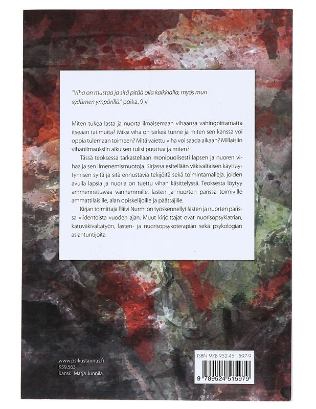 Lapsen ja nuoren viha - Schulman, Marja - Tietokirjat ja oppaat - 10105519795 - 1