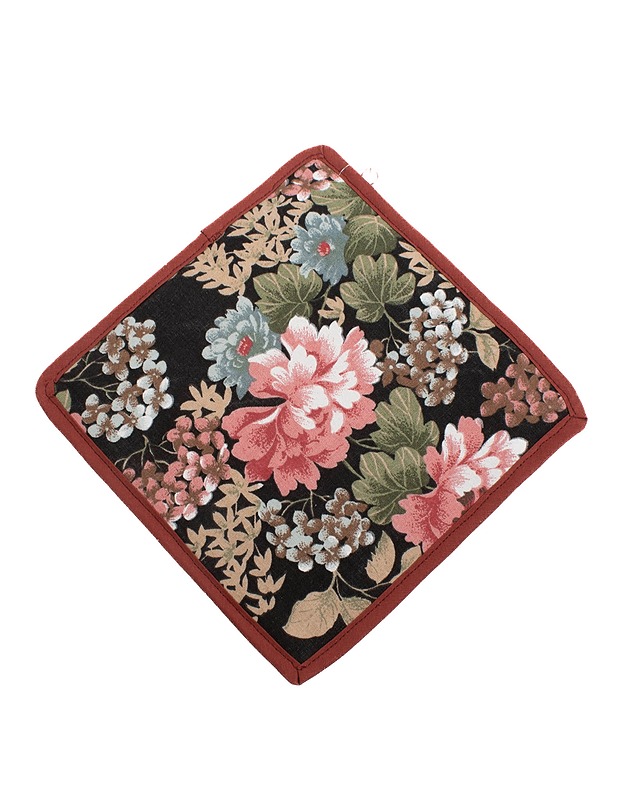 Neliö kukkakuvioisen patalappu, 20x20 cm - Muut kodintekstiilit - 10105519811 - 0