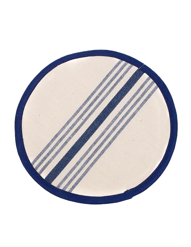 Sinivalkoinen Pyöreä patalappu, 19cm - Muut kodintekstiilit - 10105519820 - 0