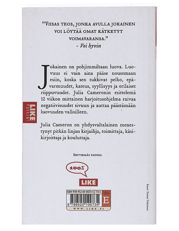 Tie luovuuteen : henkinen polku syvempään luovuuteen - Cameron, Julia - Tietokirjat ja oppaat - 10105519848 - 1