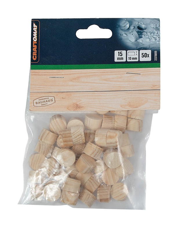 CRAFTOMAT puutulpat, 50 kpl - Muut urheiluvälineet ja vapaa-aika - 10105519865 - 0