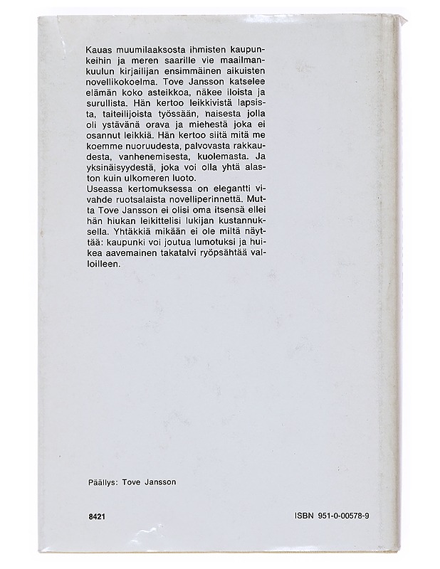 Kuuntelija - Jansson, Tove - Romaanit ja novellit - 10105519868 - 1