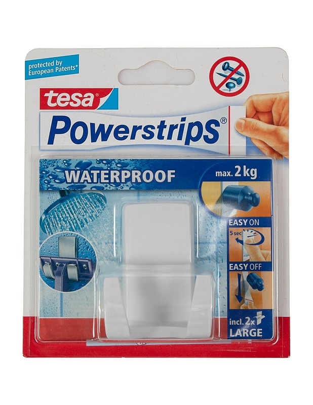 TESA Powerstrips Waterproof tarrakoukku - Muut urheiluvälineet ja vapaa-aika - 10105519886 - 0