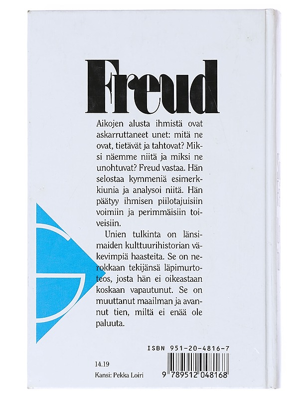 Unien tulkinta - Freud, Sigmund - Tietokirjat ja oppaat - 10105519903 - 1