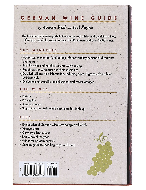 German Wine Guide - Diel, Armin; Payne, Joel - Tietokirjat ja oppaat - 10105519904 - 1