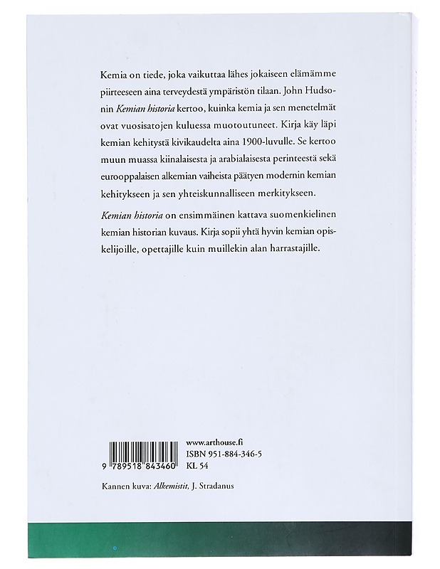 Suurin tiede / Kemian historia - Hudson, John - Tietokirjat - 10105519929 - 1