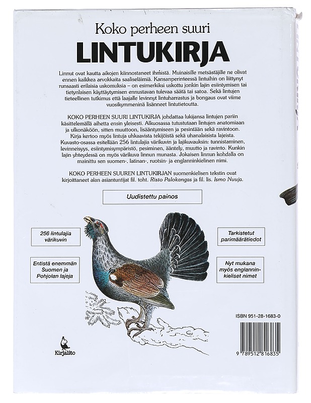 Koko perheen suuri lintukirja - Felix, Jirí - Kirja lahjaksi - 10105519931 - 1