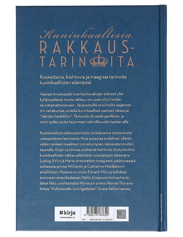 Kuninkaallisia rakkaustarinoita - Paul, Gill - Elämäkerrat ja muistelmat - 10105519939 - 1