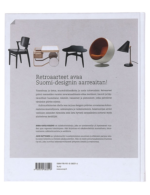 Retroaarteet - Huusko, Anna-Kaisa - Tietokirjat ja oppaat - 10105519965 - 1