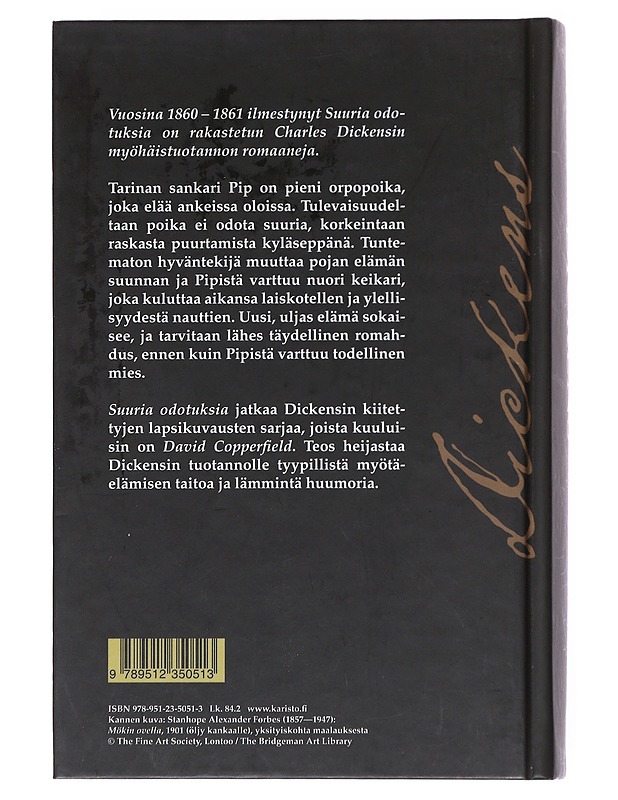 Suuria odotuksia - Dickens, Charles - Kirja lahjaksi - 10105519963 - 1