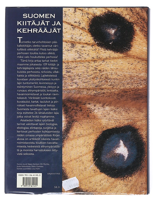 Suomen kiitäjät ja kehrääjät : nirkot, villakkaat, siilikkäät - Marttila, Olli - Tietokirjat ja oppaat - 10105519970 - 1