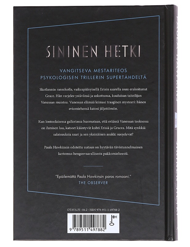 Sininen hetki - Hawkins, Paula - Romaanit ja novellit - 10105520005 - 1