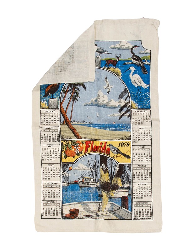 Kalenterikeittiöpyyhe, 43x72 cm - Muut kodintekstiilit - 10105520021 - 0