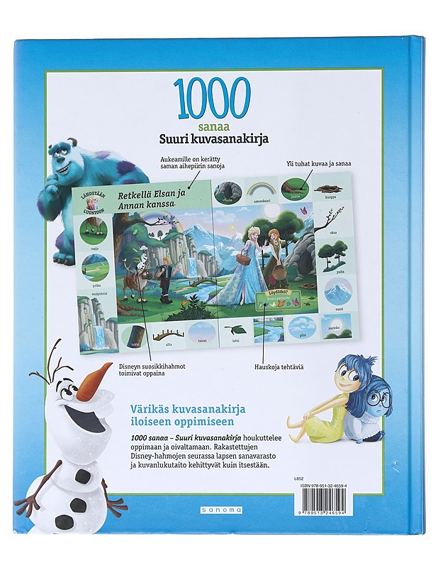 1000 sanaa : suuri kuvasanakirja - Yu, Erica - Lastenkirjat - 10105520045 - 1