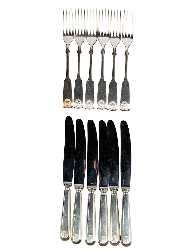 HACKMAN SORSAKOSKI Musla haarukka ja veitsi, 12 osaa - Designsuosikit - 10105520076 - 1