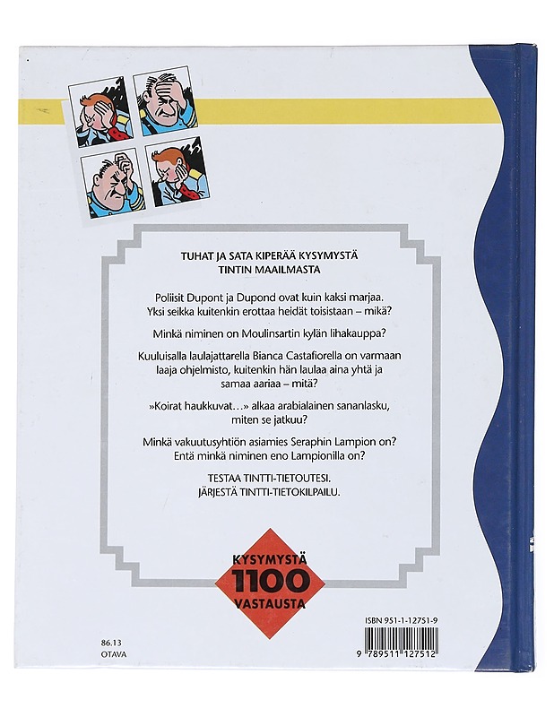 Tintin tietovisa - Giroux, Renée-Héloise - Tietokirjat ja oppaat - 10105520080 - 1