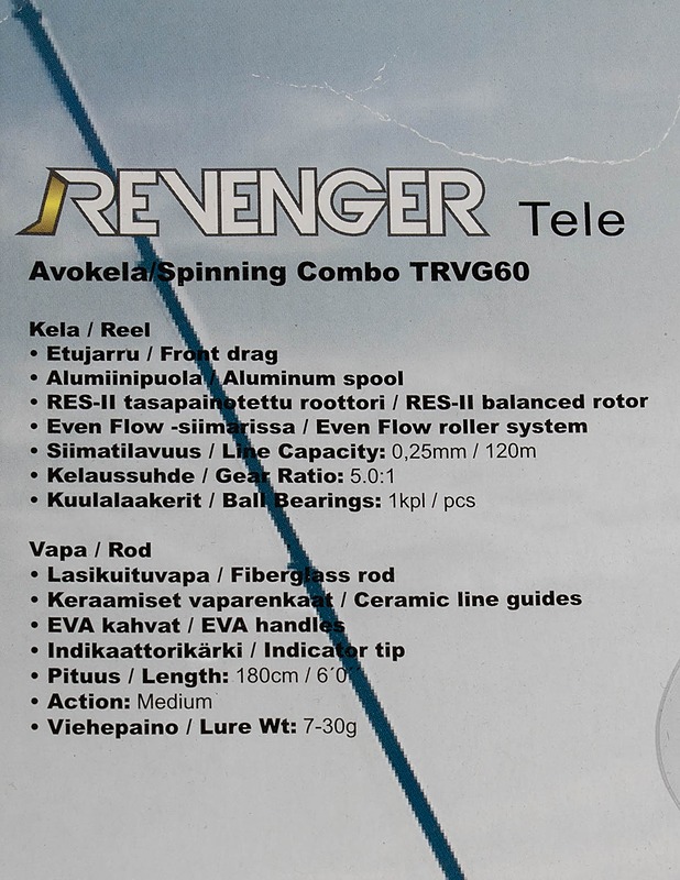 OKUMA Revenger Tele teleskooppikalastussarja - Muut urheiluvälineet ja vapaa-aika - 10105520109 - 1