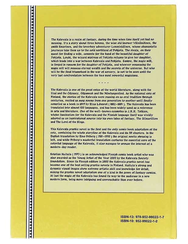 The Kalevala : graphic novel - Huitula - Sarjakuvat - 10105520138 - 1