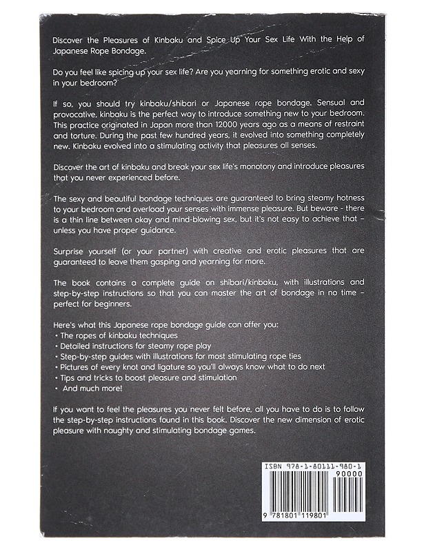 Shibari for beginners : beginner's guide to mastering the art of Kinbaku and Japanese rope bondage  -  Takeshi Shiba - Tietokirjat ja oppaat - 10105520156 - 1