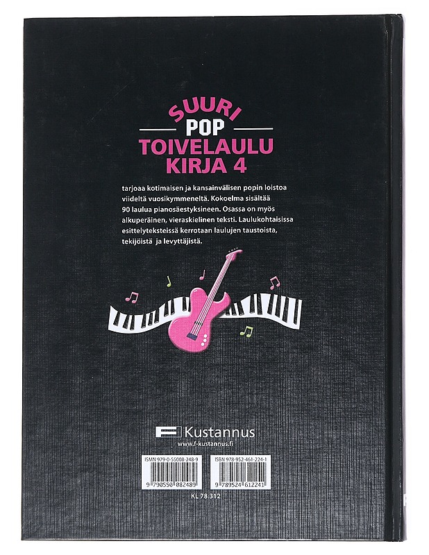 Suuri pop-toivelaulukirja 4 - Kari, Virpi - Musiikki- ja elokuvakirjat - 10105520157 - 1