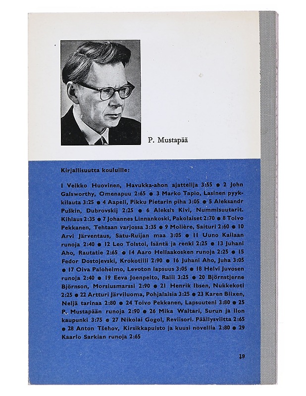 Runoja - P. Mustapään - Runot ja näytelmät - 10105520169 - 1