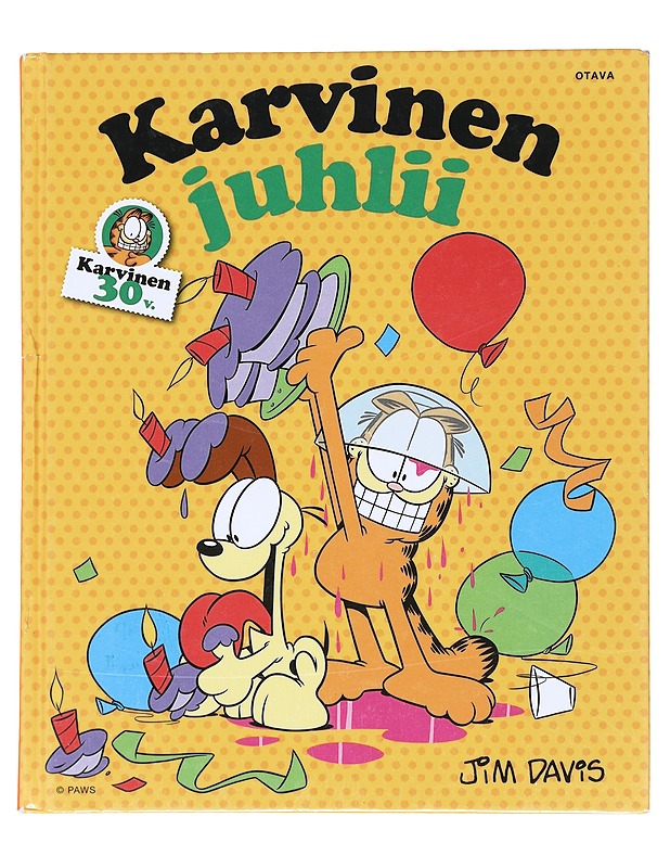 Karvinen juhlii : Karvinen 30 v. - Davis, Jim - Sarjakuvat - 10105520194 - 0