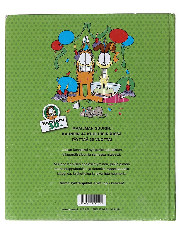 Karvinen juhlii : Karvinen 30 v. - Davis, Jim - Sarjakuvat - 10105520194 - 1
